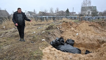Ukraina Sebut Temukan 410 Mayat Dari Kota Bucha Yang Sebelumnya Dikuasai Rusia